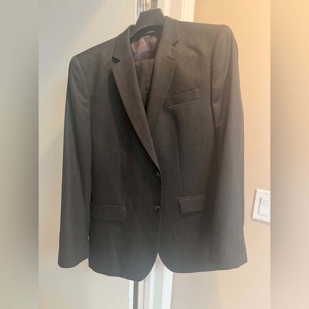 Men’s 2 piece banana republic black suit